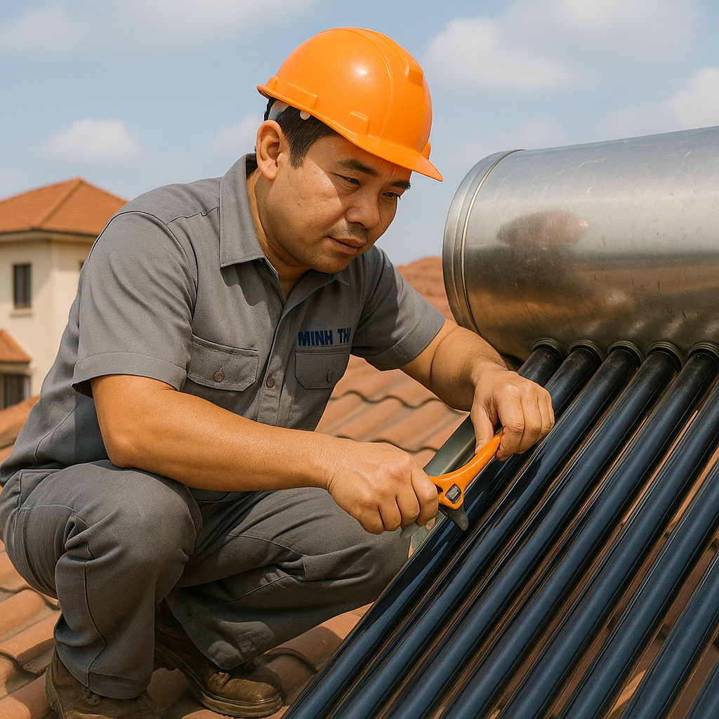 Sửa bình năng lượng mặt trời Hải Phòng