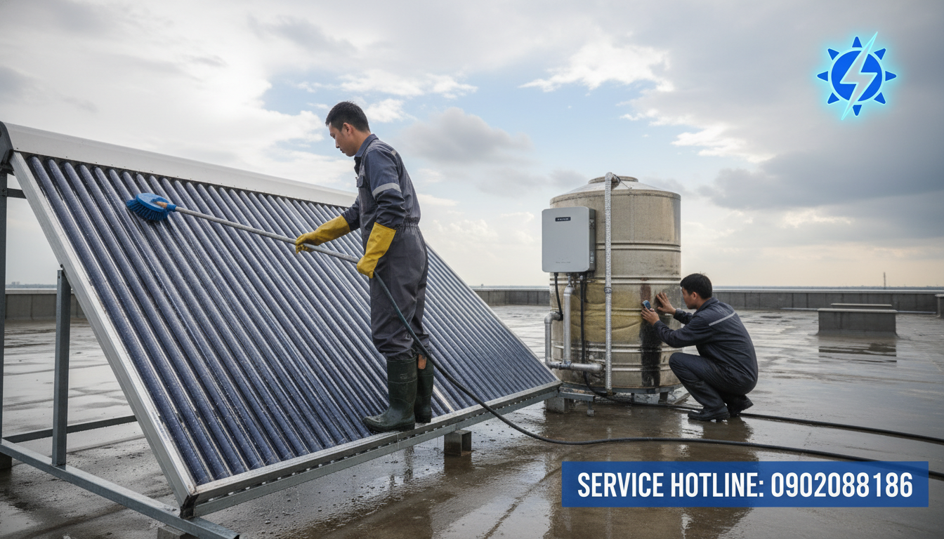 Giải pháp giữ nước nóng và mẹo sử dụng bình năng lượng mặt trời hiệu quả vào ngày mưa